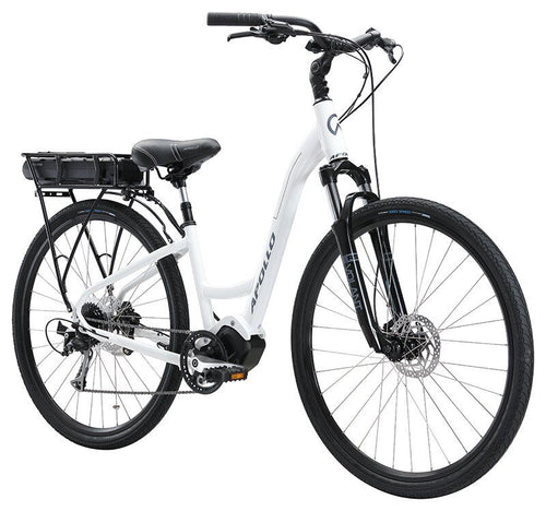 Apollo Eon Comfort 20 Electric Bike - Gloss White/Slate