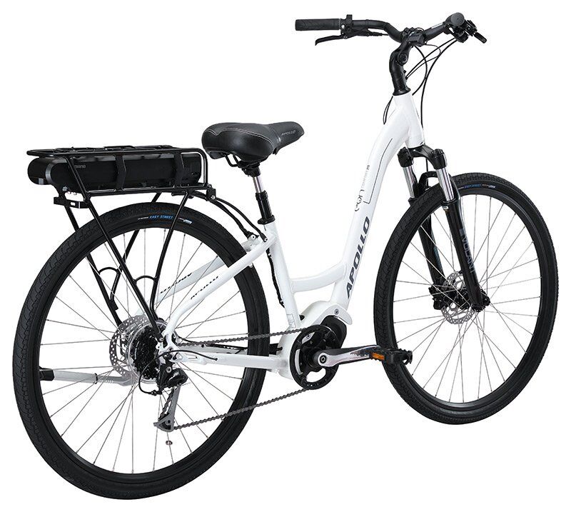 Apollo Eon Comfort 20 Electric Bike - Gloss White/Slate