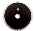 Alloy Chain Ring - 1/2" x 1/8" x 36T - Black/Silver