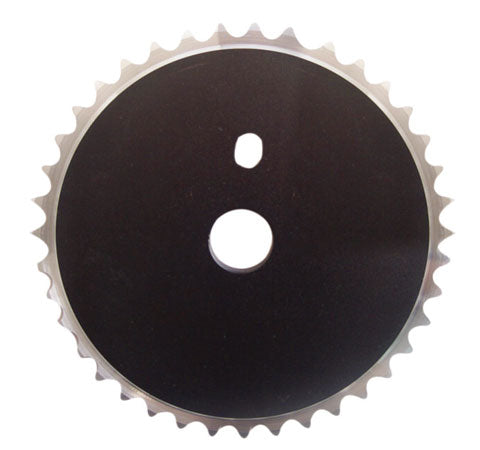 Alloy Chain Ring - 1/2" x 1/8" x 39T - Black/Silver