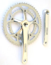Chainwheel Set 170mm X 53/39T - 130 BCD - Diamond Taper - Silver