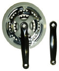 Chainwheel Set 152mm X 22/32/42T - Steel - Black