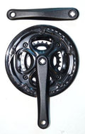 Alloy Chainwheel Set 170mm X 28/38/48T - Black
