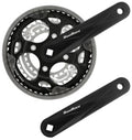 Sunrace MTB Crankset - 170mm X 48/38/28T - Diamond Taper