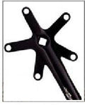 Alloy 170mm Crankset - 130 BCD - Uses 103mm BB - Single Speed - Black
