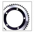 Chain Ring 1/2 X 1/8" - 44T X 130 BCD For Single Speed - Alloy - Black