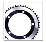 Chain Ring 1/2 X 1/8" - 44T X 130 BCD For Single Speed - Alloy - Black