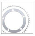 Chain Ring 44T X 130 BCD For Single Speed - Alloy - 1/2 X 3/32 - Silver