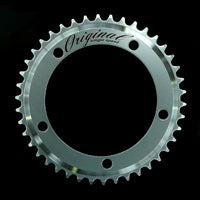 Chain Ring 42T X 130 BCD For Single Speed - Alloy - 1/2 X 3/32 - Silver