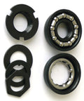 Bottom Bracket Parts - American Type Loose Ball - Set Of 9 Pieces - Black