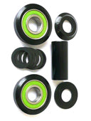 Bottom Bracket Set - 19mm - American - Sealed Bearings - Black