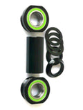 Bottom Bracket Set - 19mm - Euro - Sealed Bearings - Black