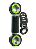 Bottom Bracket Set - 19mm - Euro - Sealed Bearings - Black