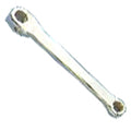 Crank Arm LH 165mm - Cotter Pin - Steel - Chrome