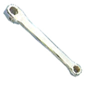 Crank Arm LH 165mm - Cotter Pin - Steel - Chrome