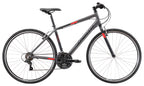 Apollo Trace 10 Flat Bar Road Bike - Matte Charcoal/Black/Red