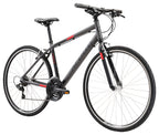 Apollo Trace 10 Flat Bar Road Bike - Matte Charcoal/Black/Red