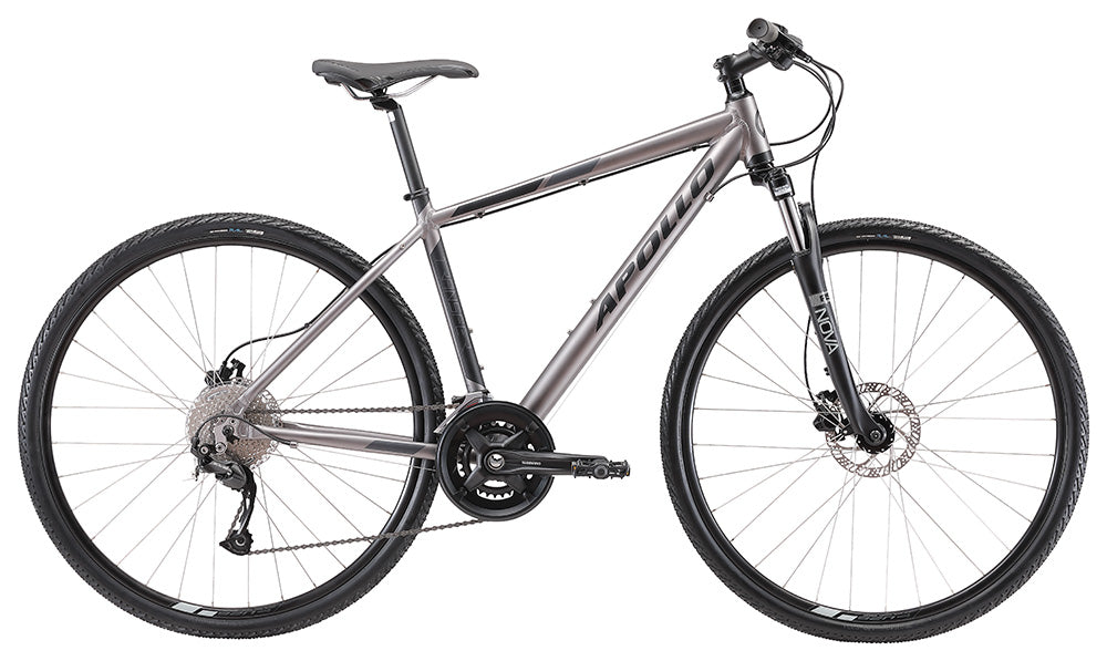 Apollo Transfer 30 Hybrid Bike - Matte Sand/Black