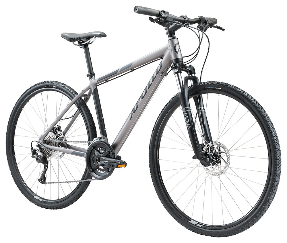 Apollo Transfer 30 Hybrid Bike - Matte Sand/Black