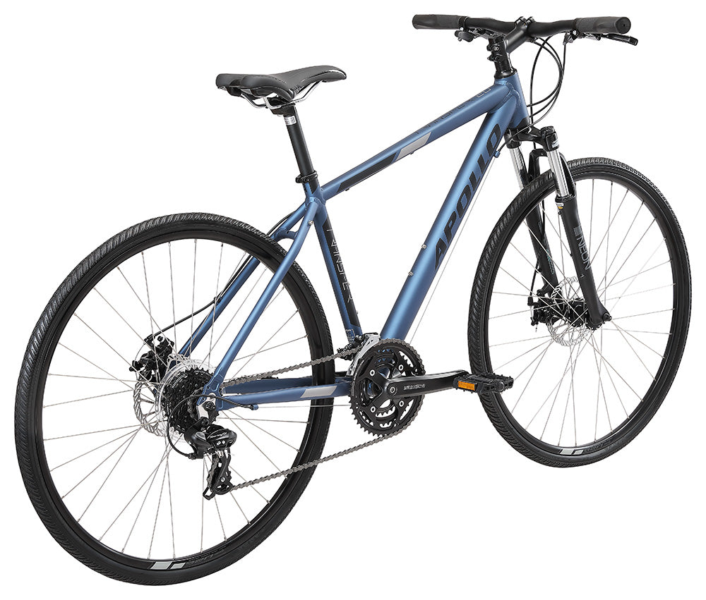 Apollo Transfer 20 Hybrid Bike - Matte Slate/Black