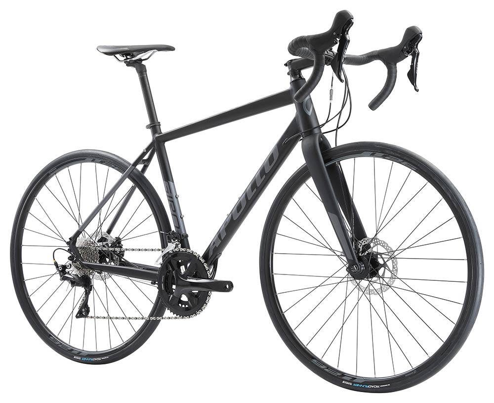 Apollo Giro 40 Road Bike - Matte Black/Charcoal