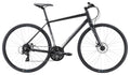 Apollo Exceed 10 Disc Flat Bar Road Bike - Matte Black/Charocal/Silver