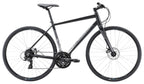 Apollo Exceed 10 Disc Flat Bar Road Bike - Matte Black/Charocal/Silver