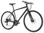 Apollo Exceed 10 Disc Flat Bar Road Bike - Matte Black/Charocal/Silver