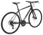 Apollo Exceed 10 Disc Flat Bar Road Bike - Matte Black/Charocal/Silver