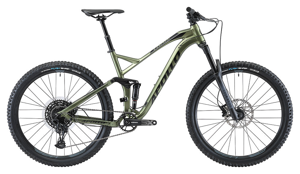Apollo Trail D 10 Dual Suspension Mountain Bike - Gloss Green/Black