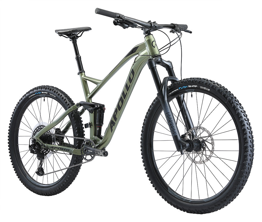 Apollo Trail D 10 Dual Suspension Mountain Bike - Gloss Green/Black