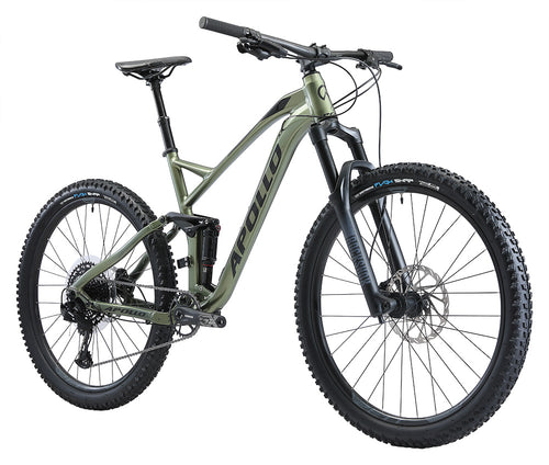 Apollo Trail D 10 Dual Suspension Mountain Bike - Gloss Green/Black