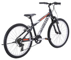 Apollo Cougar Boys 24" Mountain Bike - Matte Black/Silver/Orange