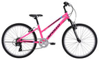 Apollo Paris Girls 24" Mountain Bike - Gloss Pink/Black/Blue