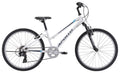 Apollo Paris Girls 24" Mountain Bike - Gloss White/Charcoal/Turquoise