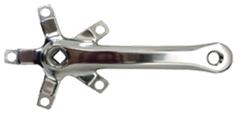 RH Crank 170mm - BCD 110mm - Alloy High Polished Silver