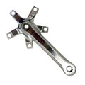 RH Crank 175mm - BCD 130mm - Alloy High Polished Silver