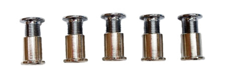 Chain Ring Bolt Triple - Steel - Silver (Set 5)