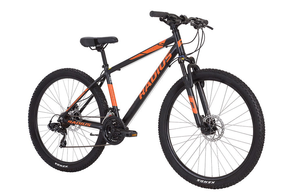 Radius Targa 30 Recreational Mountain Bike - Matte Black/Orange