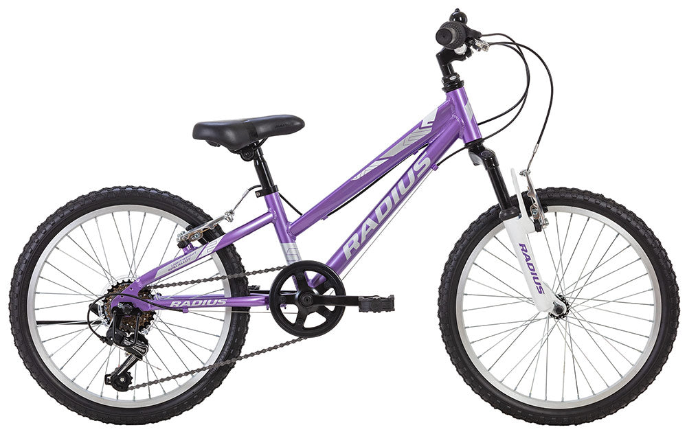 Radius Ponyridge AL Girls 20" Mountain Bike - Gloss Lavender/White/Silver
