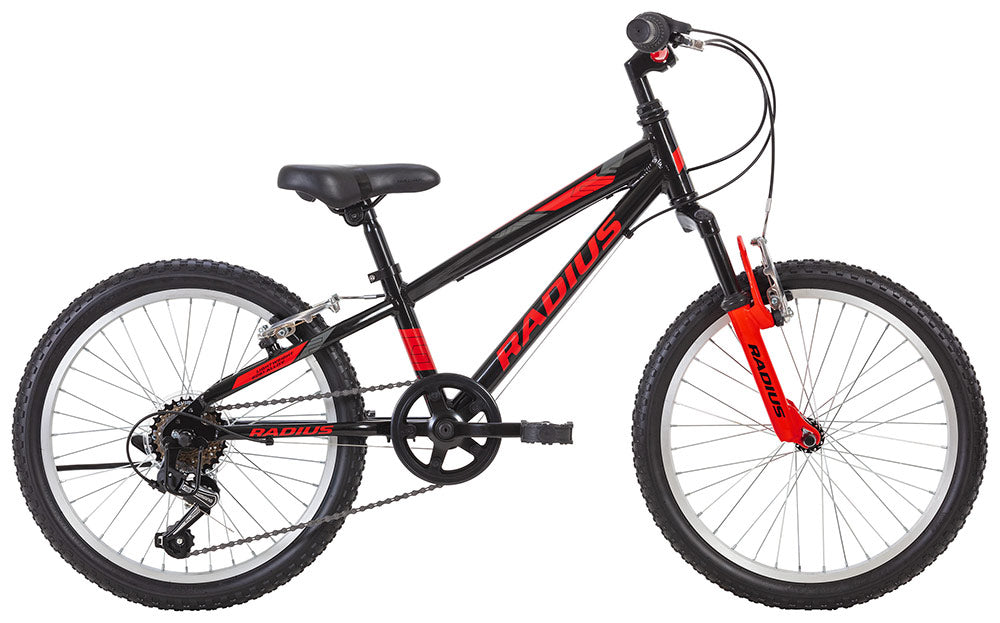 Radius Trailraiser AL Boys 20" Mountain Bike - Gloss Black