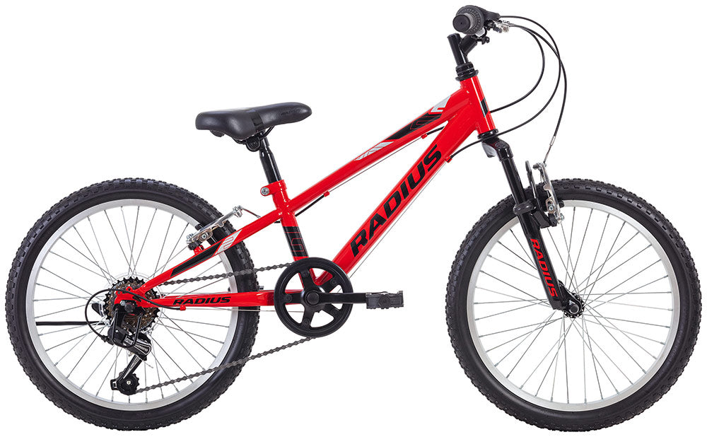 Radius Toughrunner Boys 20" Mountain Bike - Gloss Red/Black/Silver