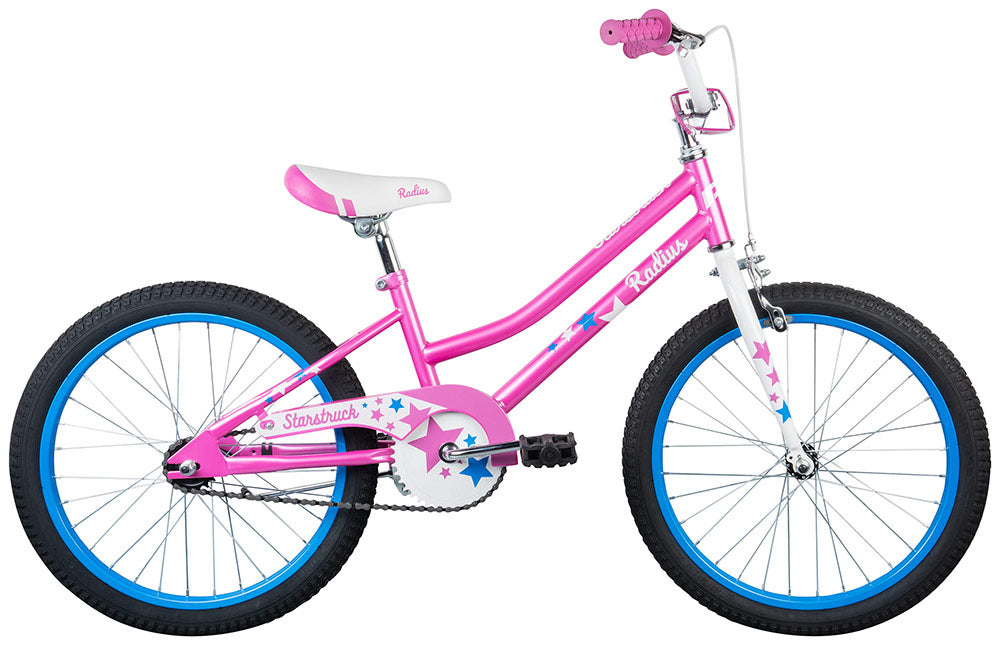 Radius Starstruck Girls 20" Bike - Gloss Pink/White/Blue