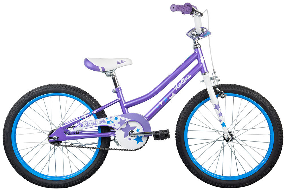 Radius Starstruck Mini Girls 20" Bike - Gloss Lavender/White/Blue