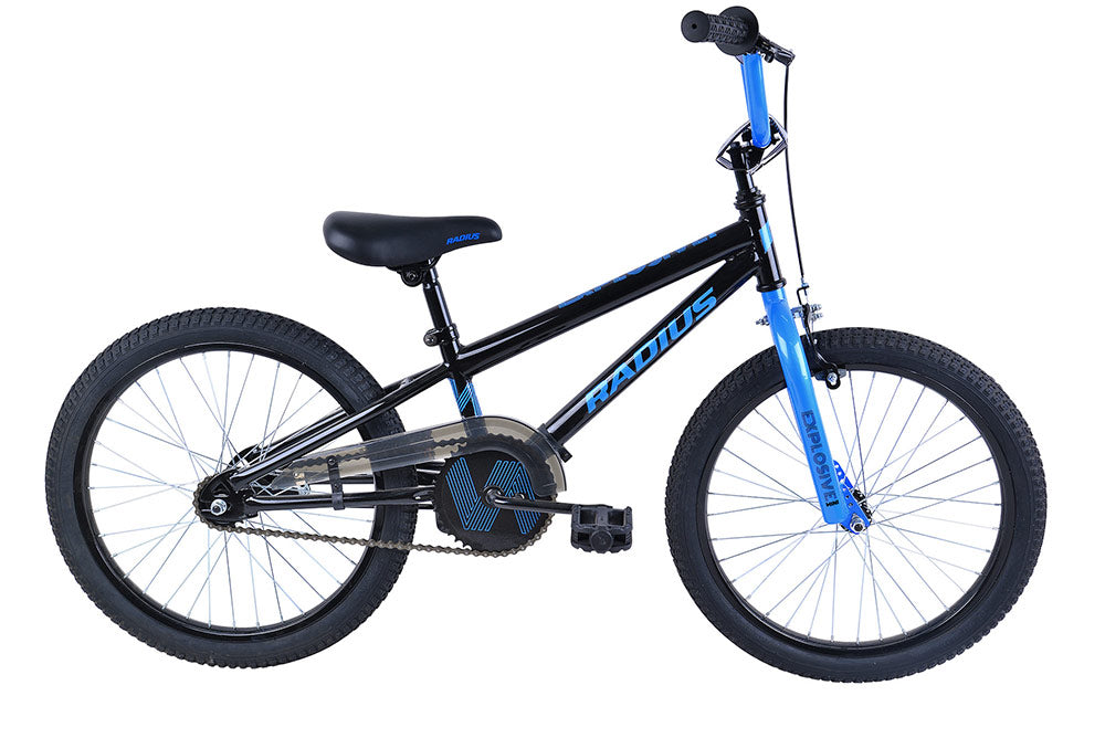 Radius Explosive Mini Boys 20" Bike - Gloss Black/Blue
