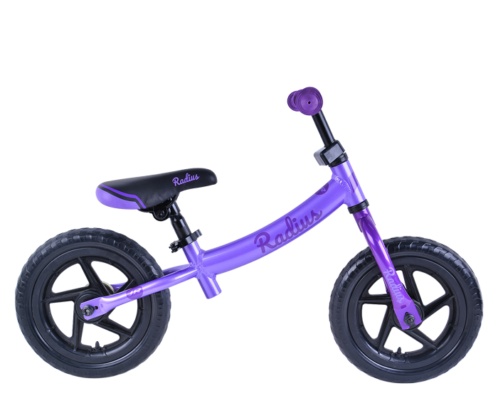 Radius Jr Girls 12" Balance Bike - Lavender/Purple