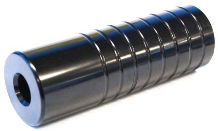 Steel Foot Pegs - Suit 14mm Axle - Threadless - Black - Pair