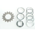 Conversion Kit - Single Speed - 3/32" Chromoly Sprocket- 15T Lock Ring + 7 Alloy Spacers