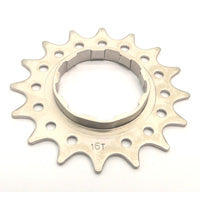 Cog For Cassette Hub - Chromoly - 16T - 3/32 - Silver