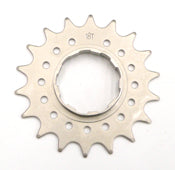 Cog - For Cassette Hub - Chromoly - 18T - 3/32 - Silver